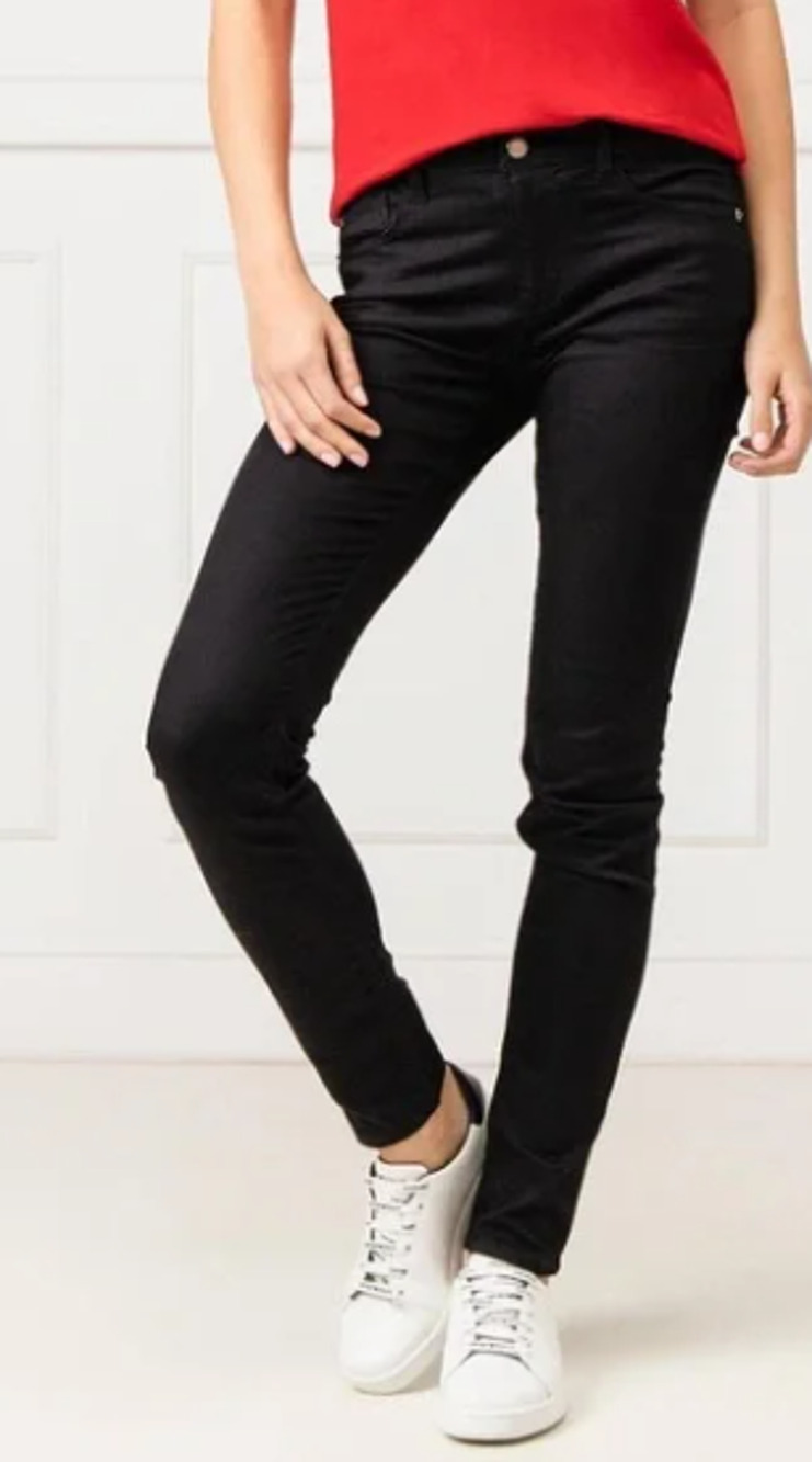 Emporio Armani Women's Skinny Jeans Black Size 30 fits small US 6/8 MSRP $398